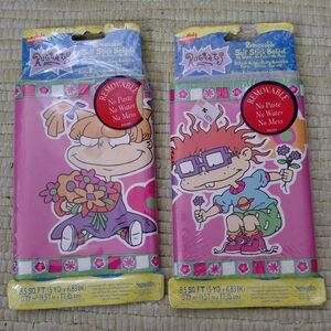 2 Vintage 90s Nickelodeon Rugrats removable sticker wallpaper boarder 10 yards
